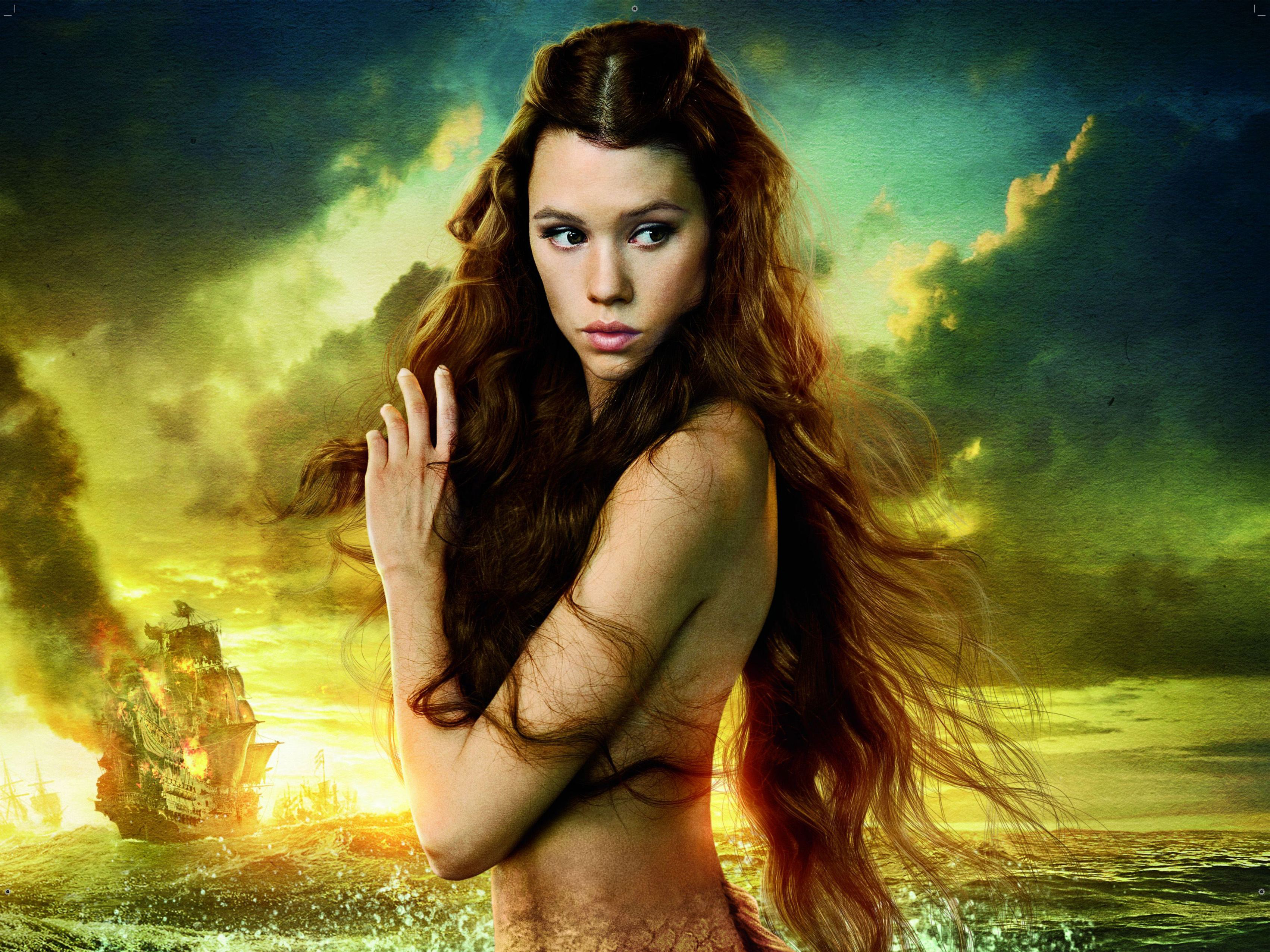 Astrid Berges Frisbey Syrena Pirates Of The Caribbean 3404x2553
