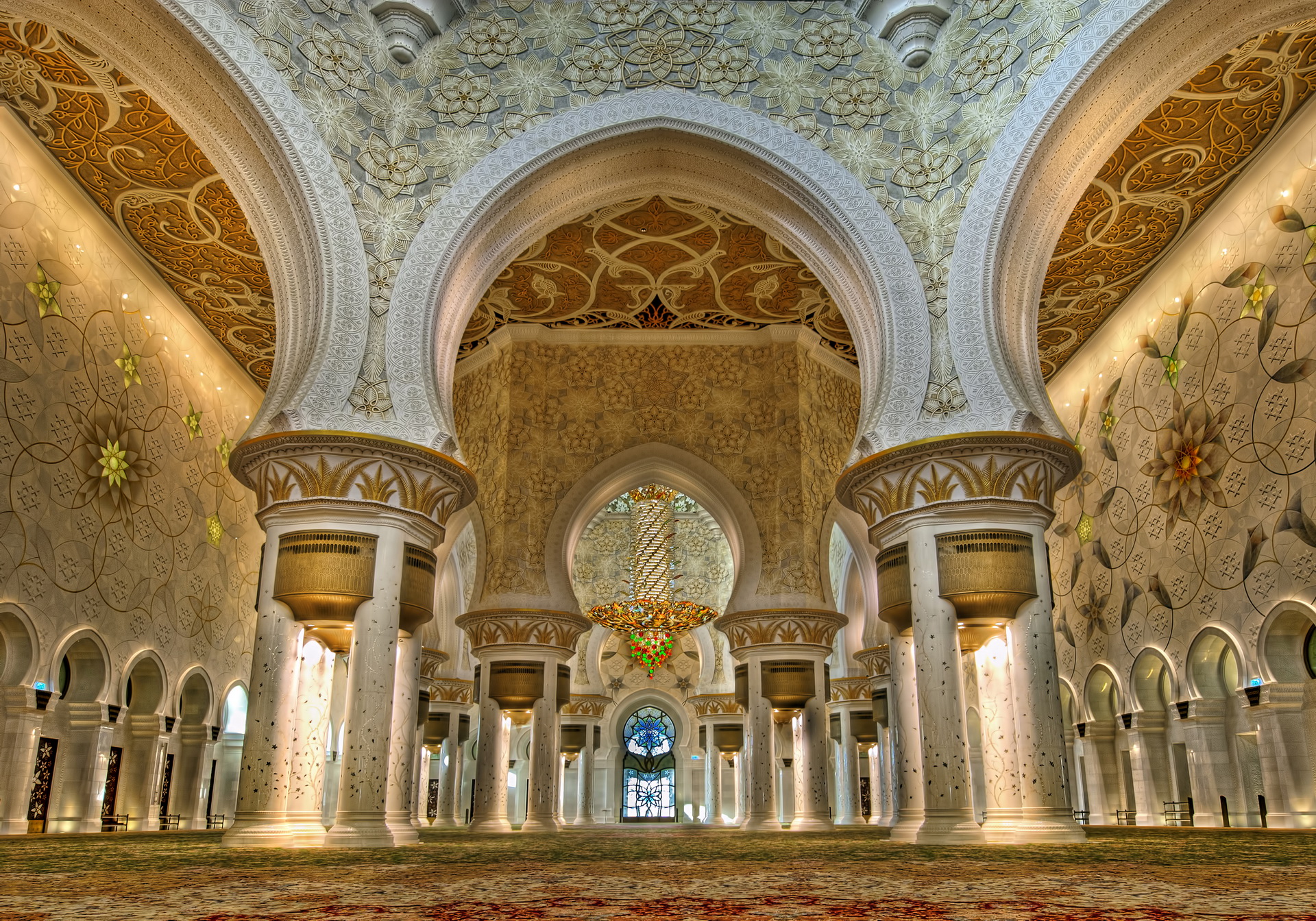 Religious Sheikh Zayed Grand Mosque 1920x1344
