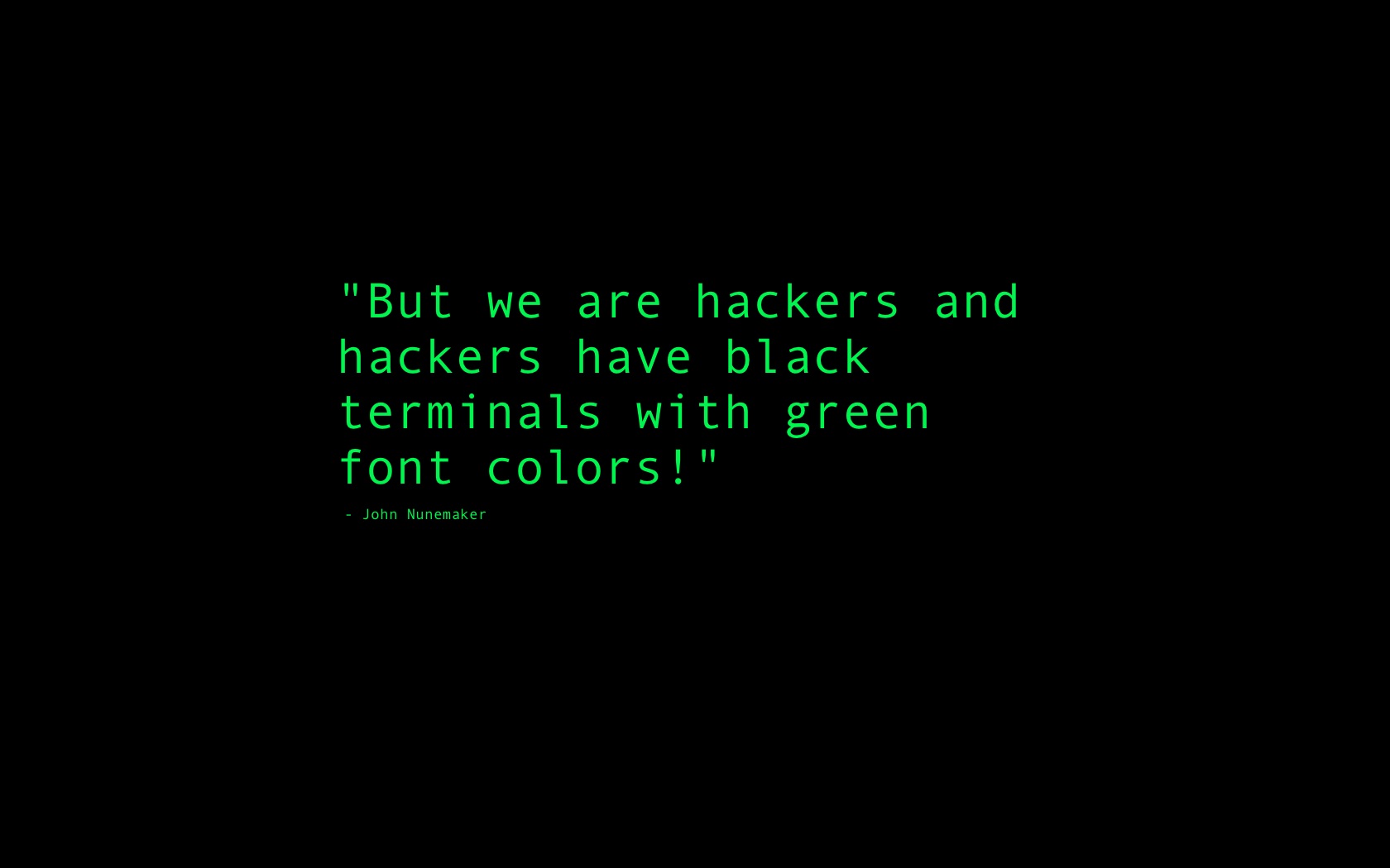Green Hacker 1680x1050