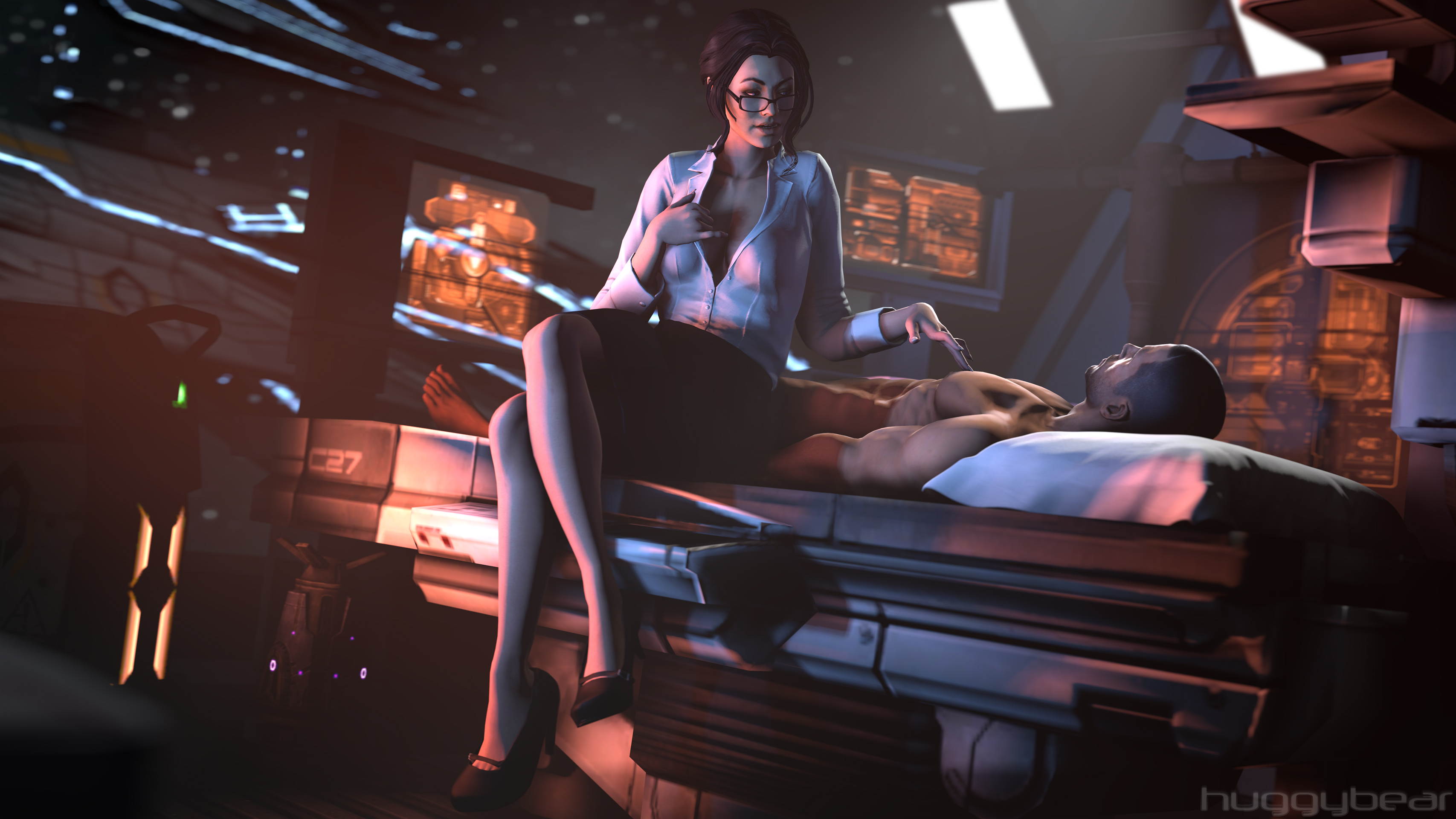 Commander Shepard Mass Effect Miranda Lawson 3414x1920