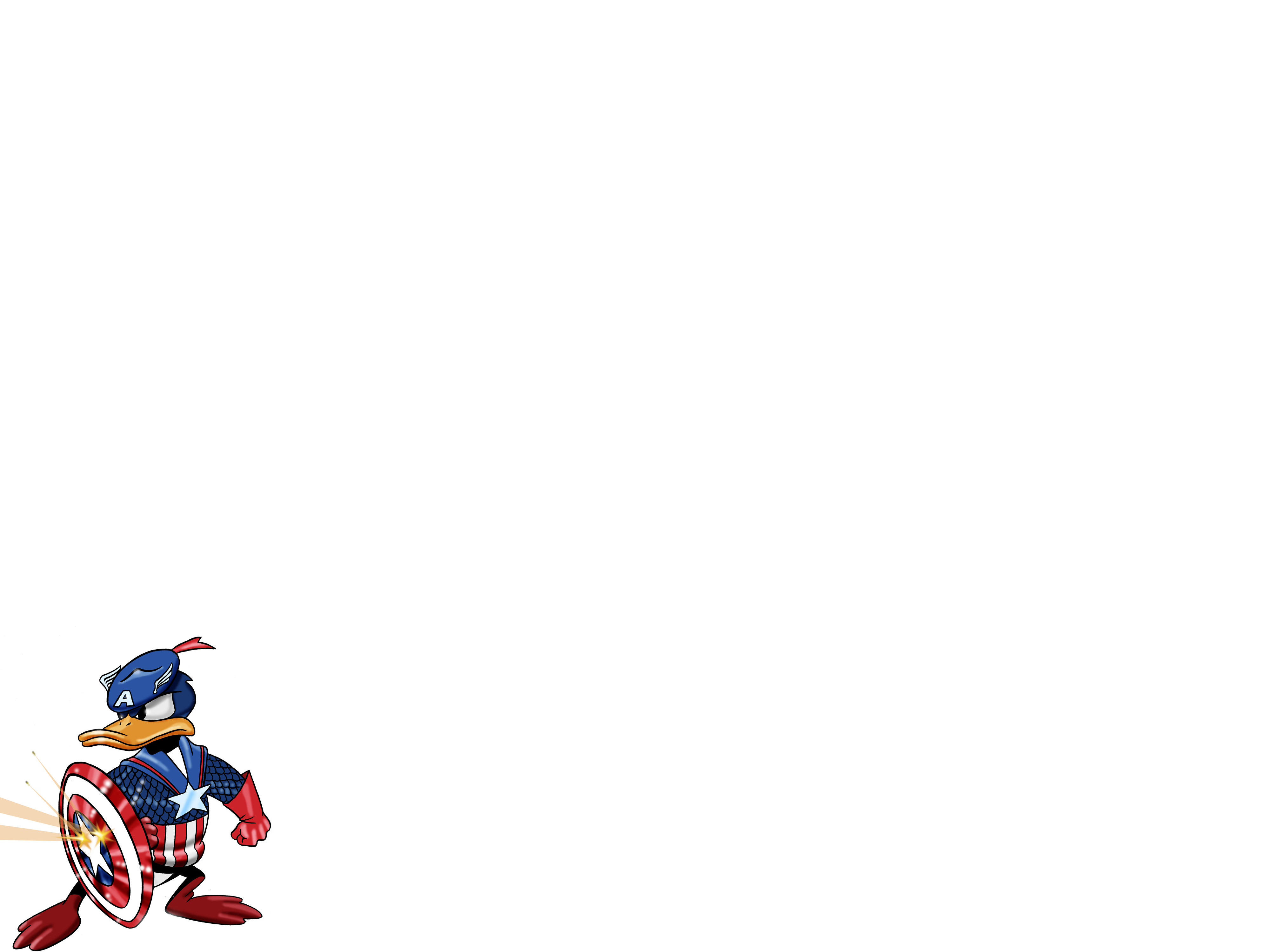 Captain America Disney Infinity Donald Duck 4000x3000