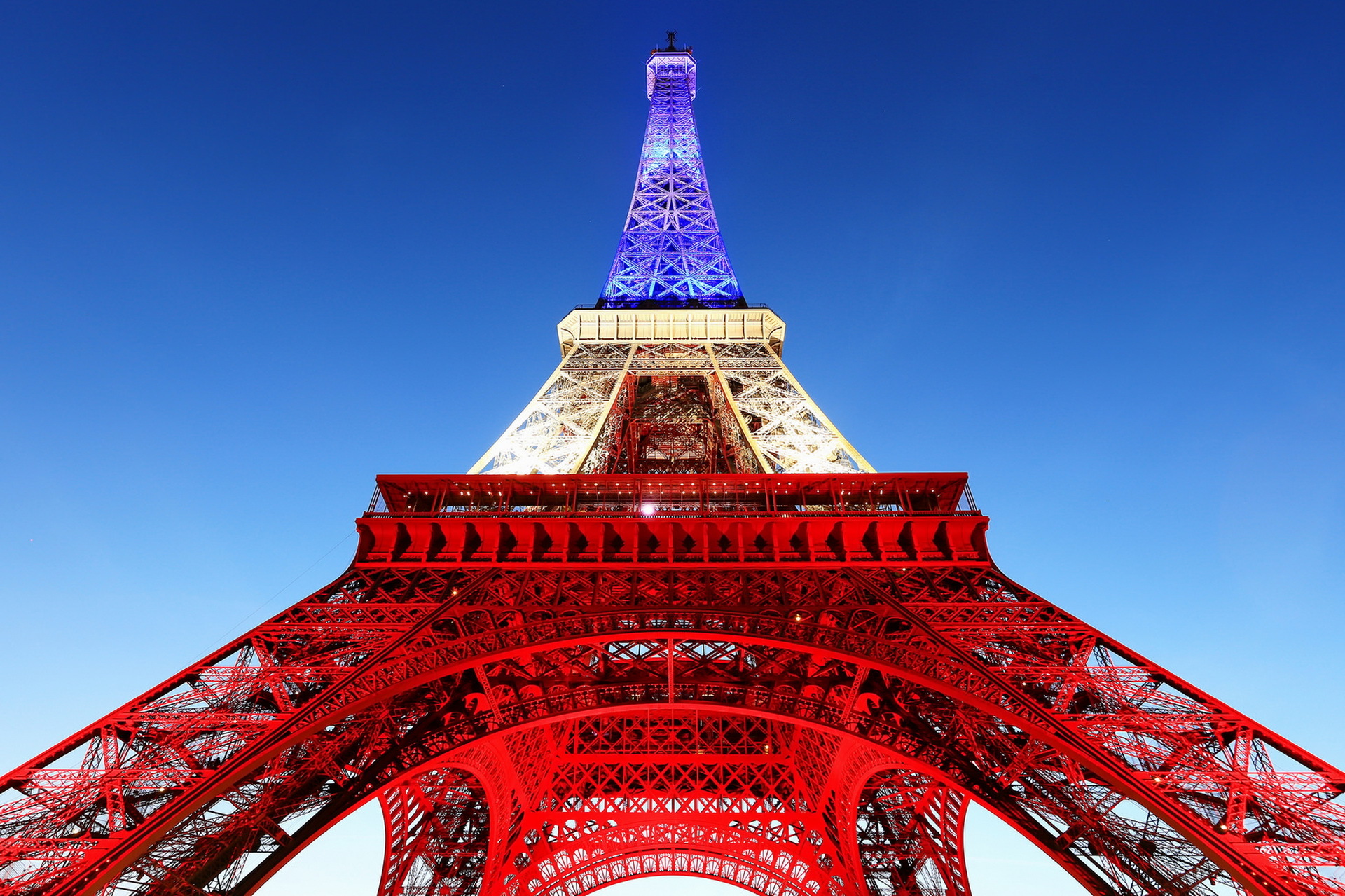 Eiffel Tower Flag Of France France Monument Paris 1920x1279