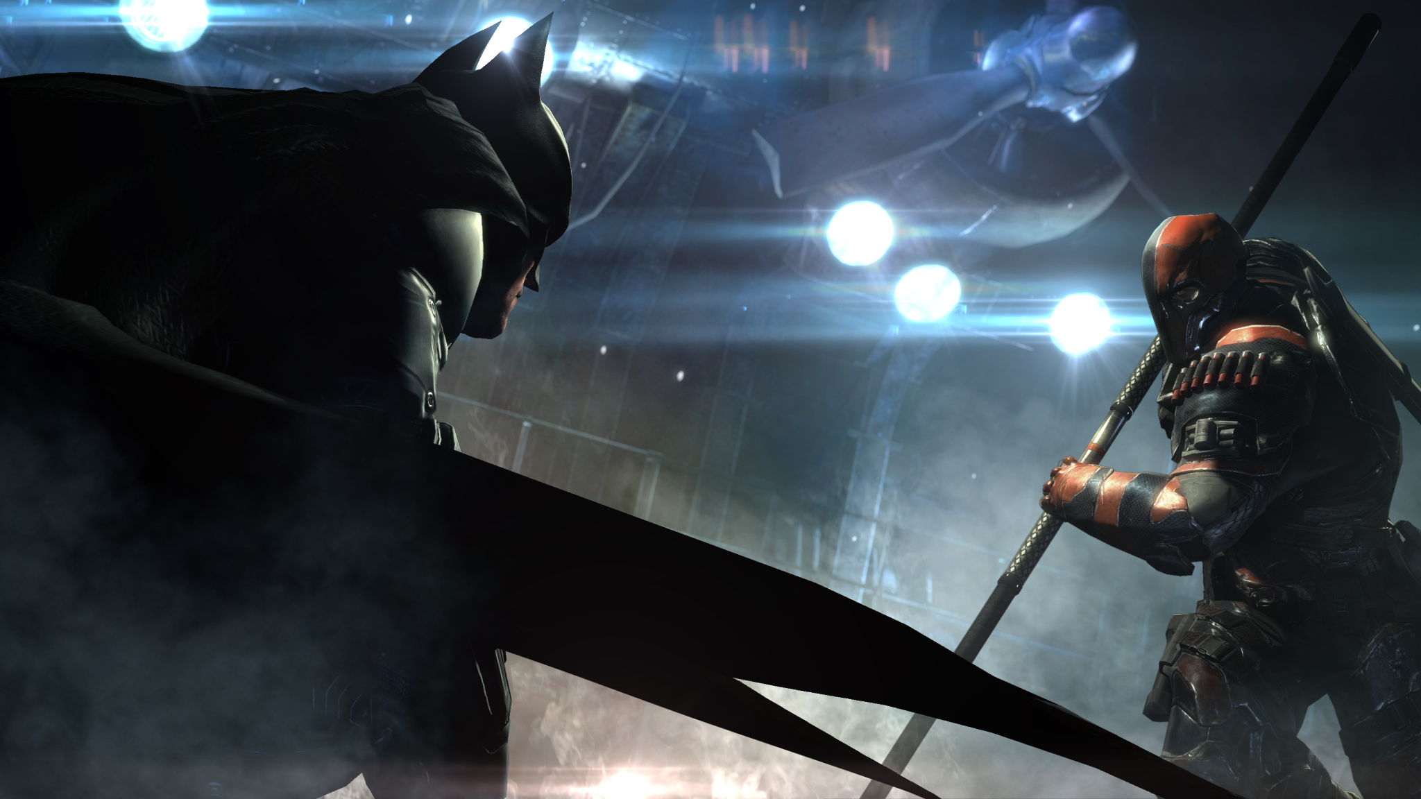Batman Batman Arkham Origins Deathstroke 2048x1152