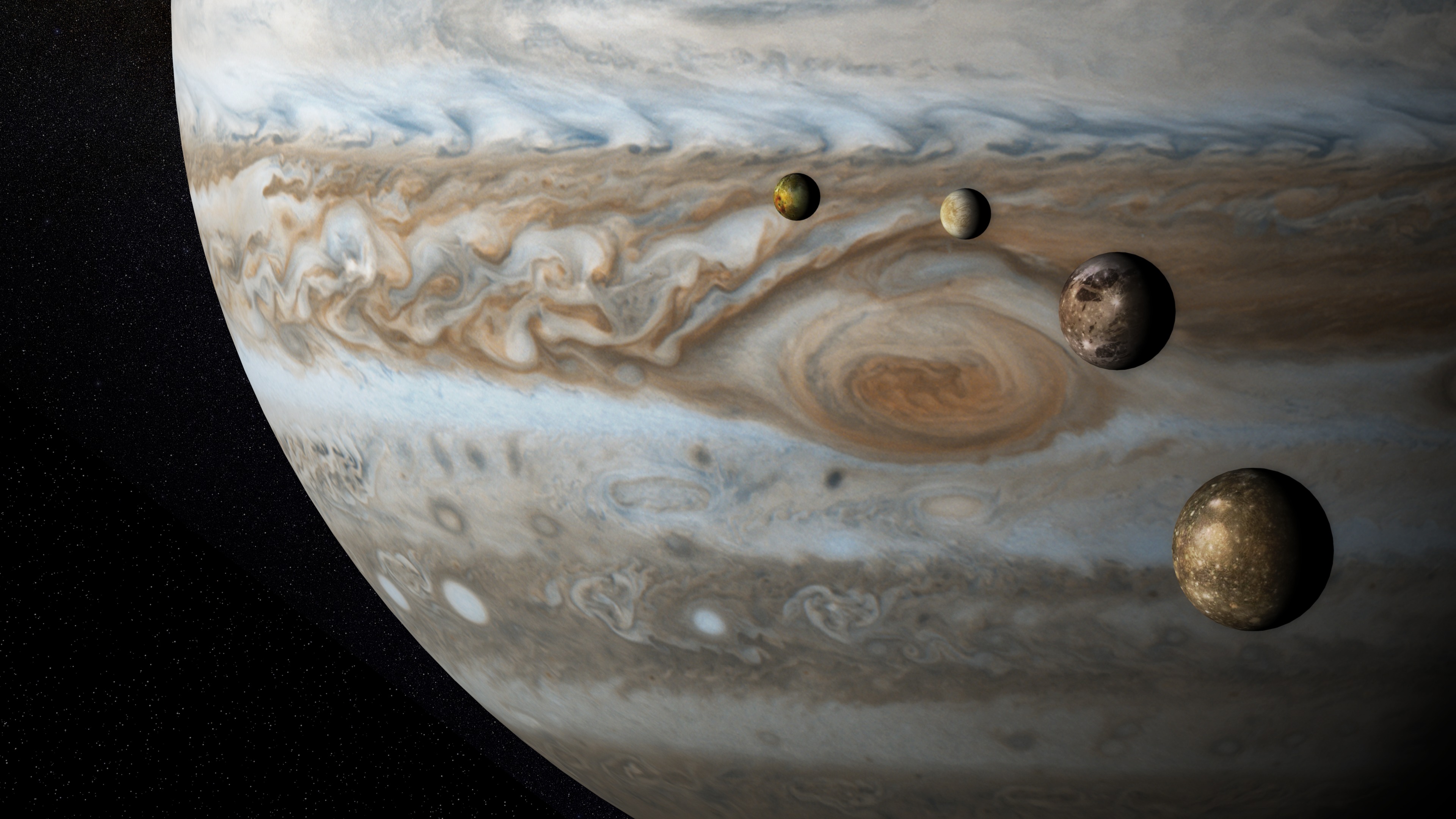 Jupiter Planet Space 3840x2160
