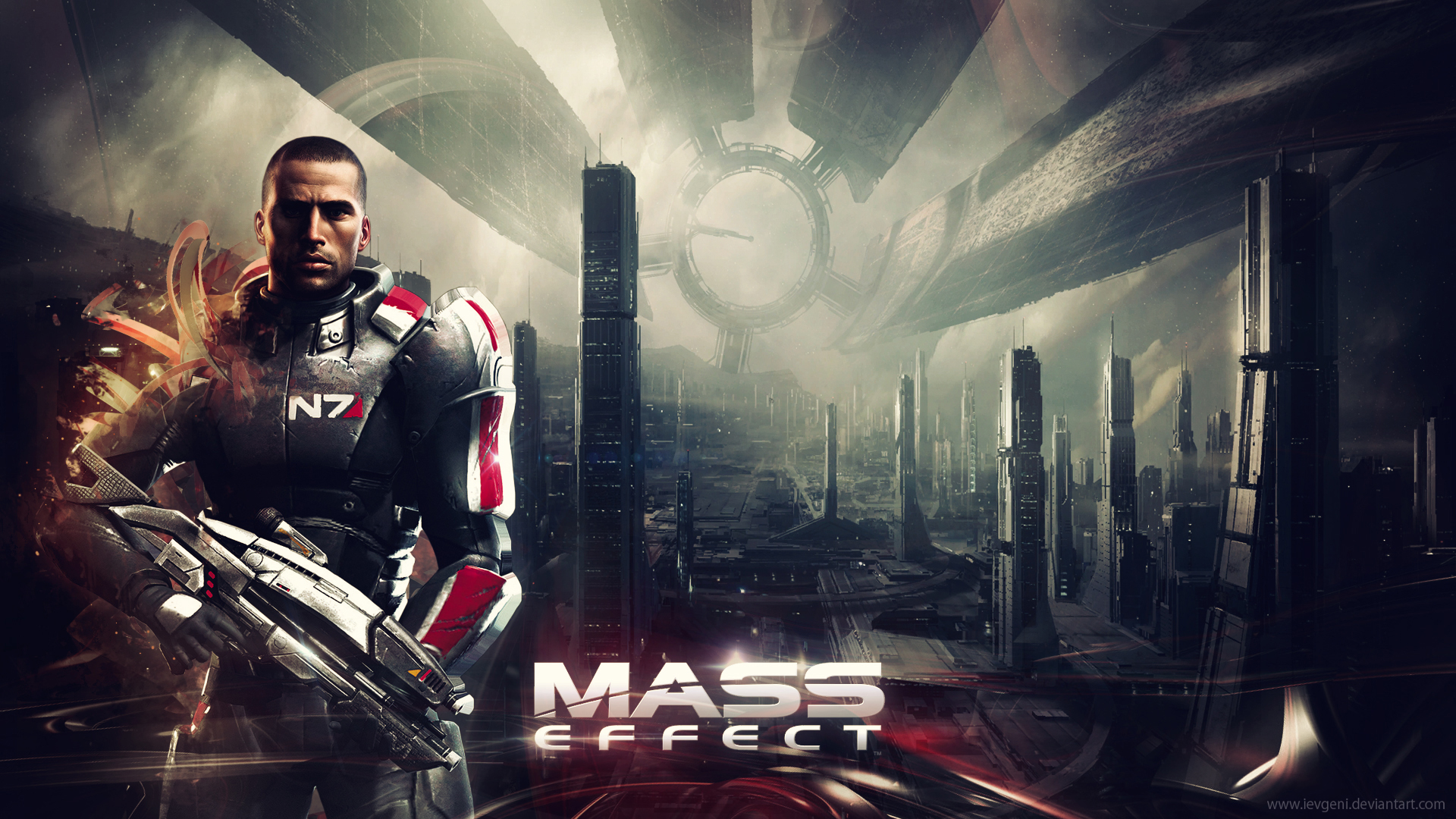Citadel Mass Effect Commander Shepard 1920x1080
