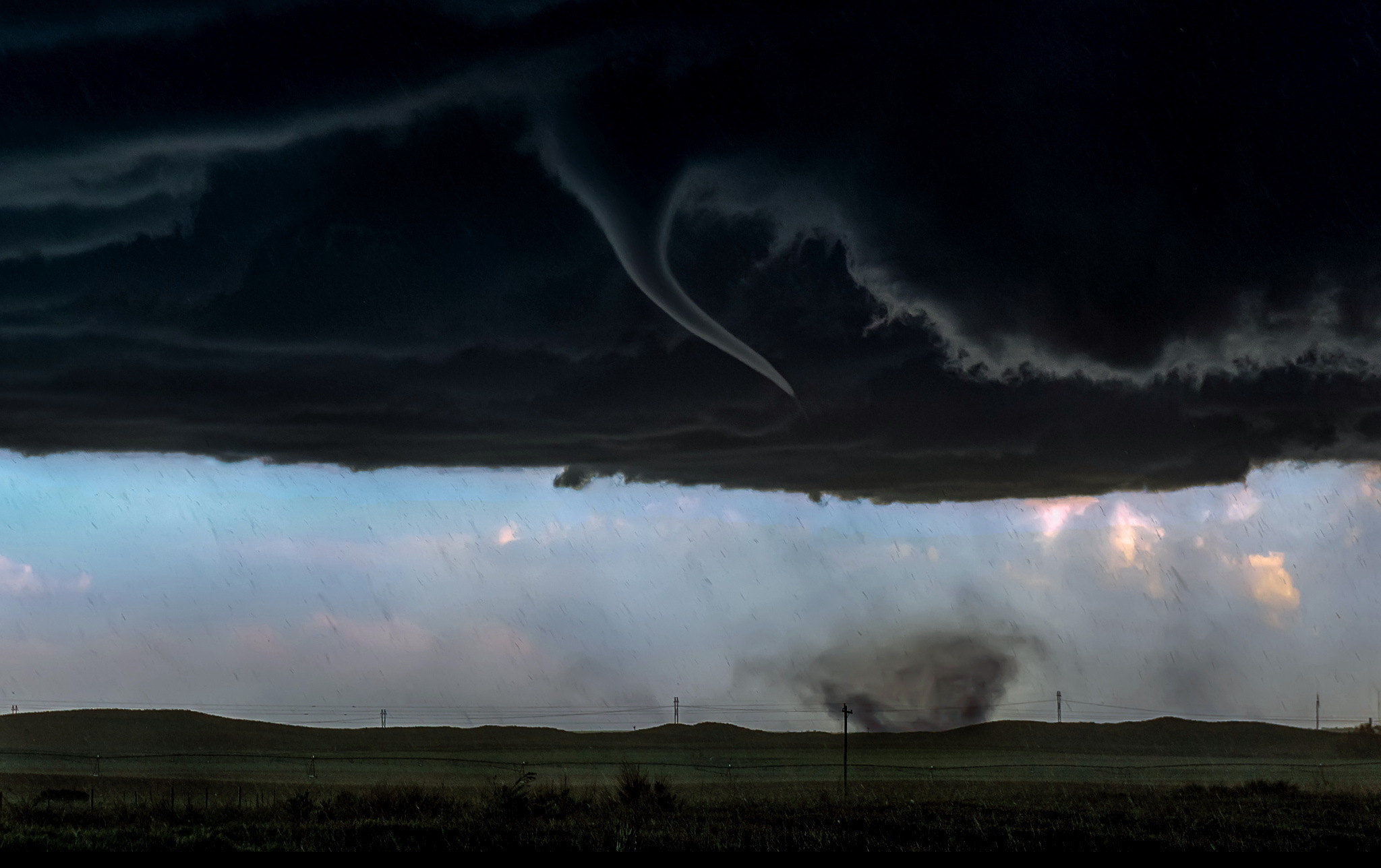 Cloud Landscape Nature Storm Tornado 2048x1288