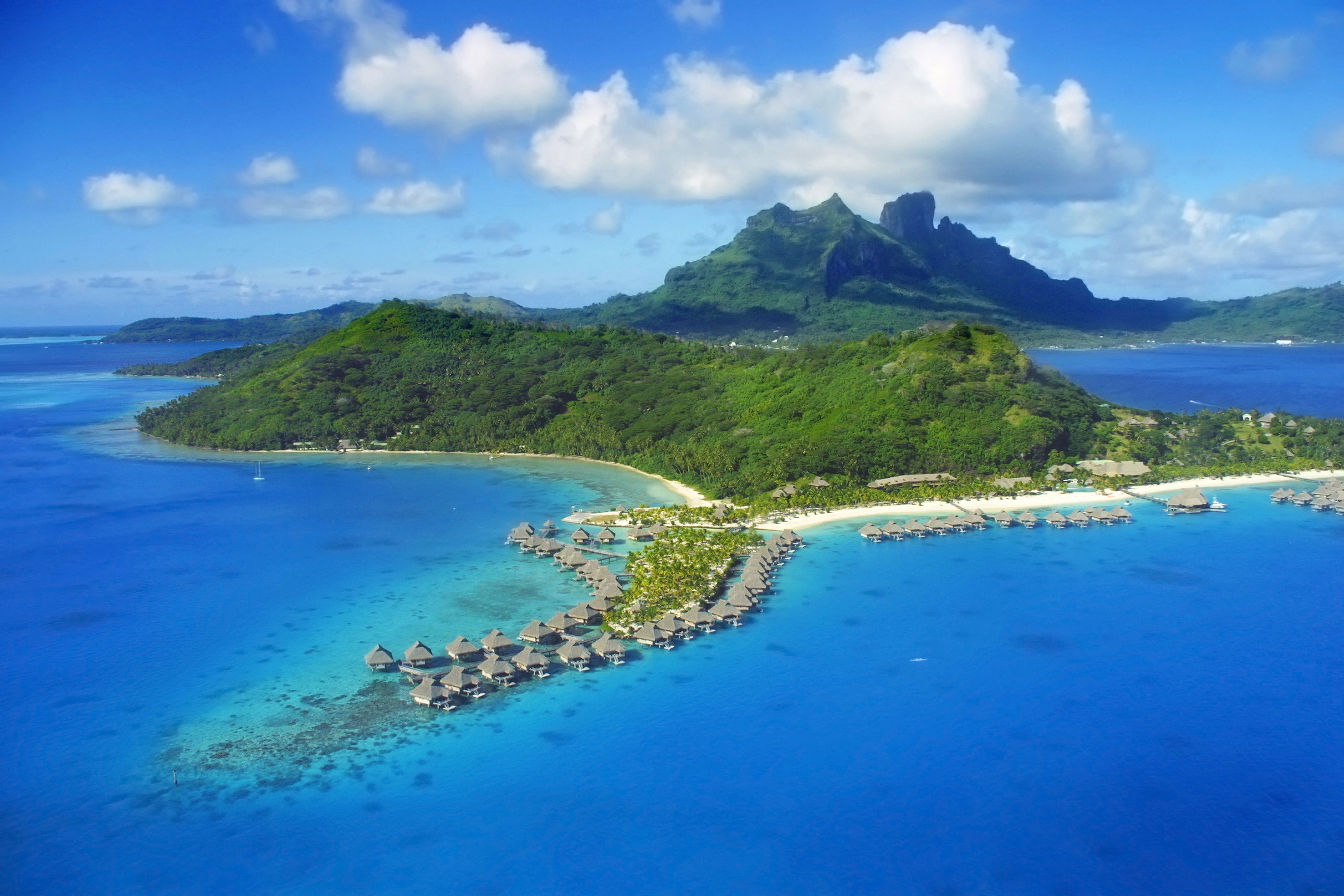 Bora Bora French Polynesia Holiday Lagoon Resort Society Islands South Pacific Tropics 4968x3312