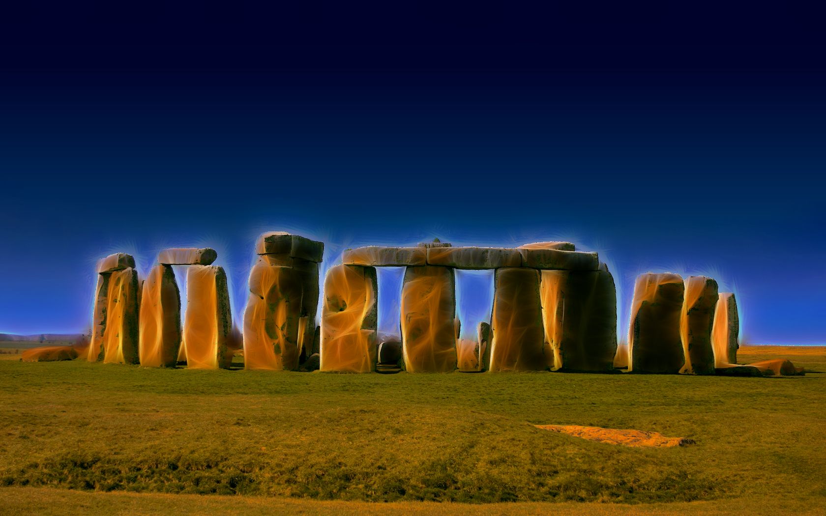 Man Made Stonehenge 1680x1050